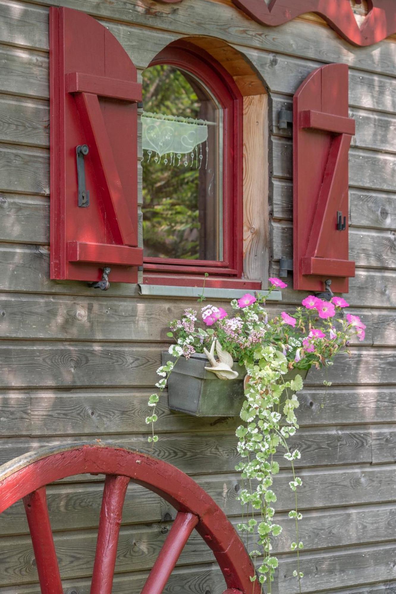 Saint-Michel-sur-Meurthe Roulotte Le Temps De Rever Bed & Breakfast エクステリア 写真